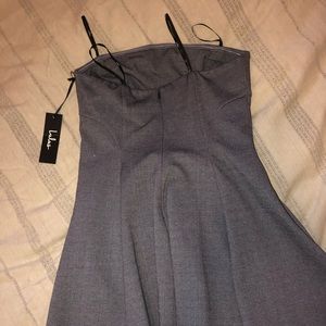 Strapless Gray dress